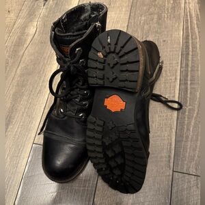 Harley Davidson women’s zip side motorcycle boots